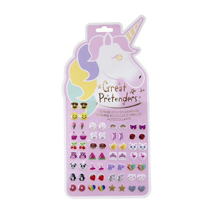Sticker Earrings - Unicorn 30 Pair 