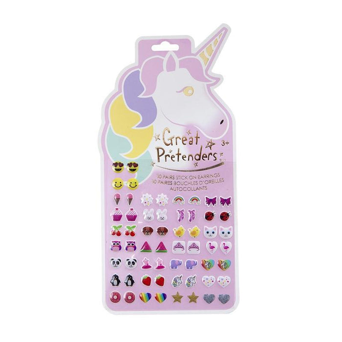 Sticker Earrings - Unicorn 30 pairs (87503)