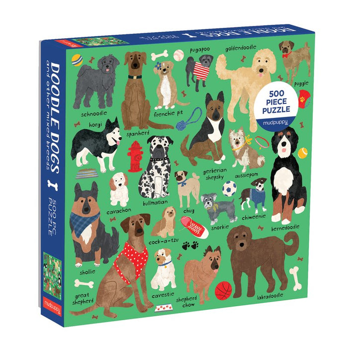 GAL - Doodle Dog and Other Mixed Breeds Family Puzzle - 500pc