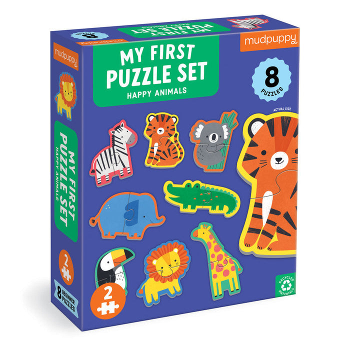 MUD - Happy Animals My First Puzzles - 2pc