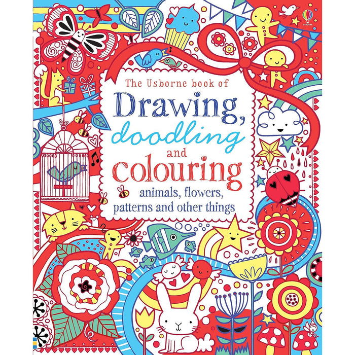 USB - Drawing, Doodling and Colouring Animals, Flowers, Patterns and Other Things