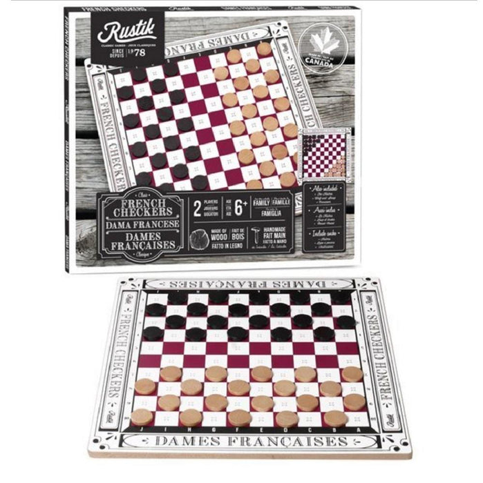 Classic French Checkers - DISCOUNTED/FINAL SALE