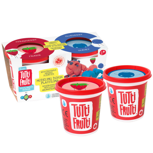 Tutti Frutti Scented Modeling Dough, 6 Pack - Tropical Scents