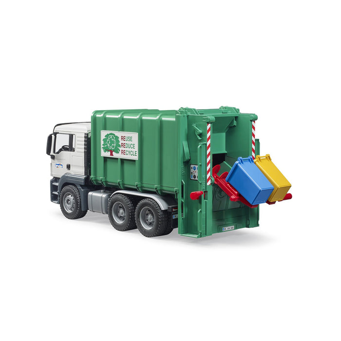 MAN TGS Rear Loading Garbage Truck, Green (03763)