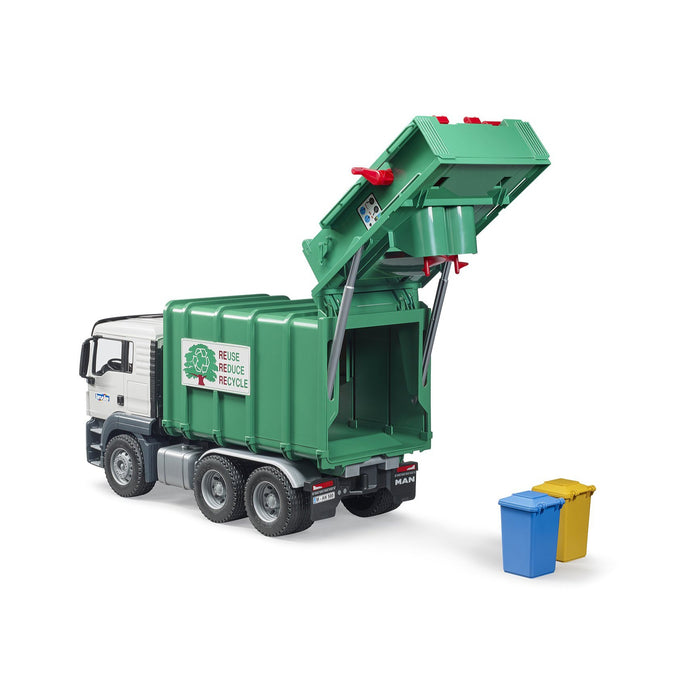 MAN TGS Rear Loading Garbage Truck, Green (03763)