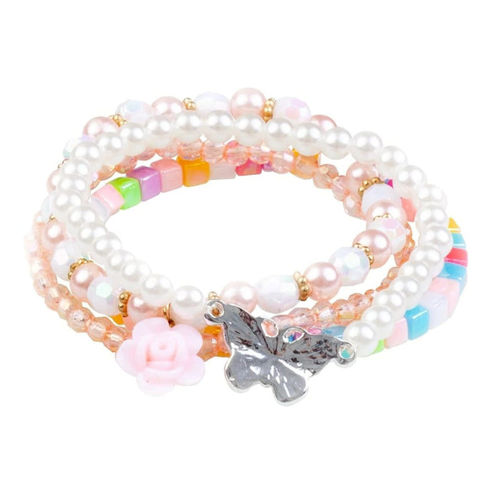 Bracelet Set - Pearly Butterfly (4pc) (84081)