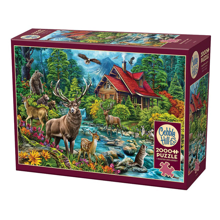 CH - Red-Roofed Cabin - 2000pc (49016)