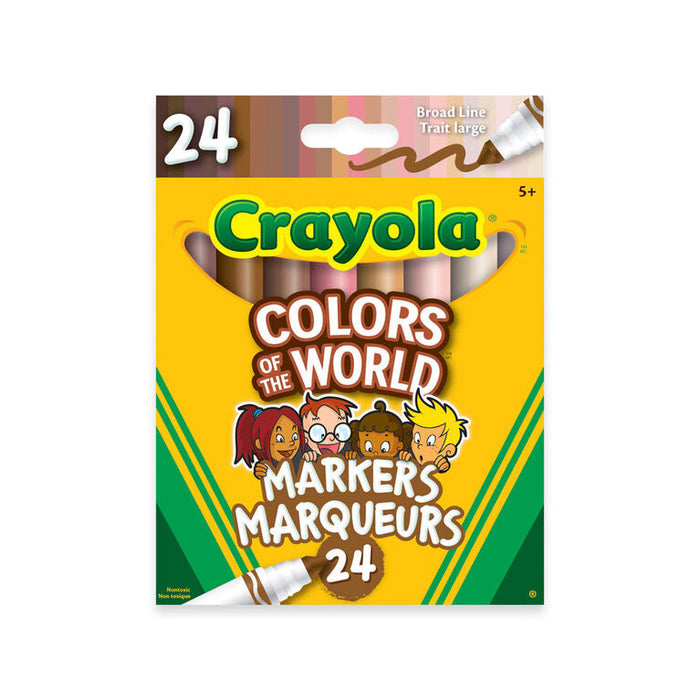 Markers - Broad Line - Colours of the World (24pc)