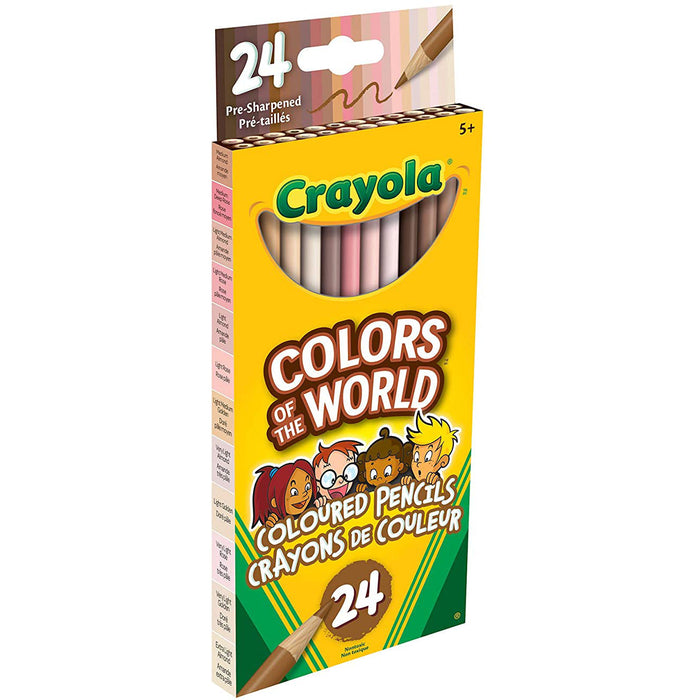 Coloured Pencils - Colours of the World (24pc)