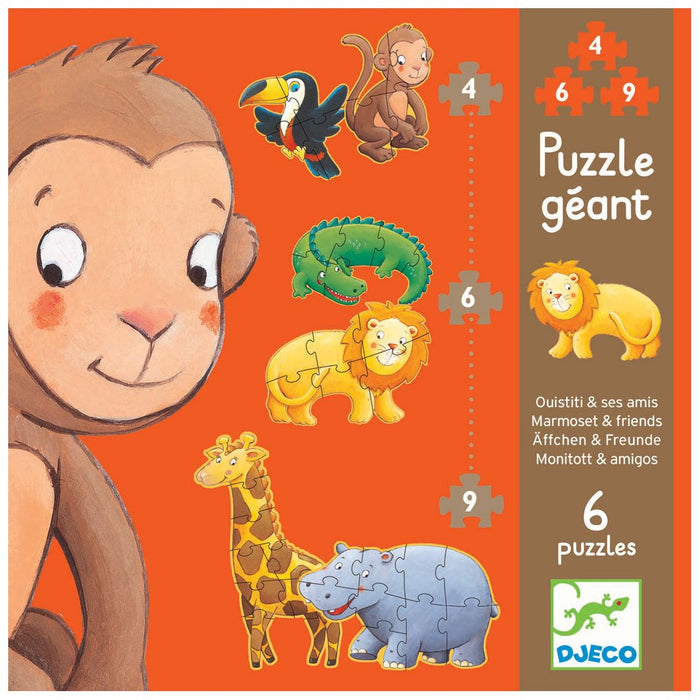 Progressive Puzzle: Marmoset & Friends 