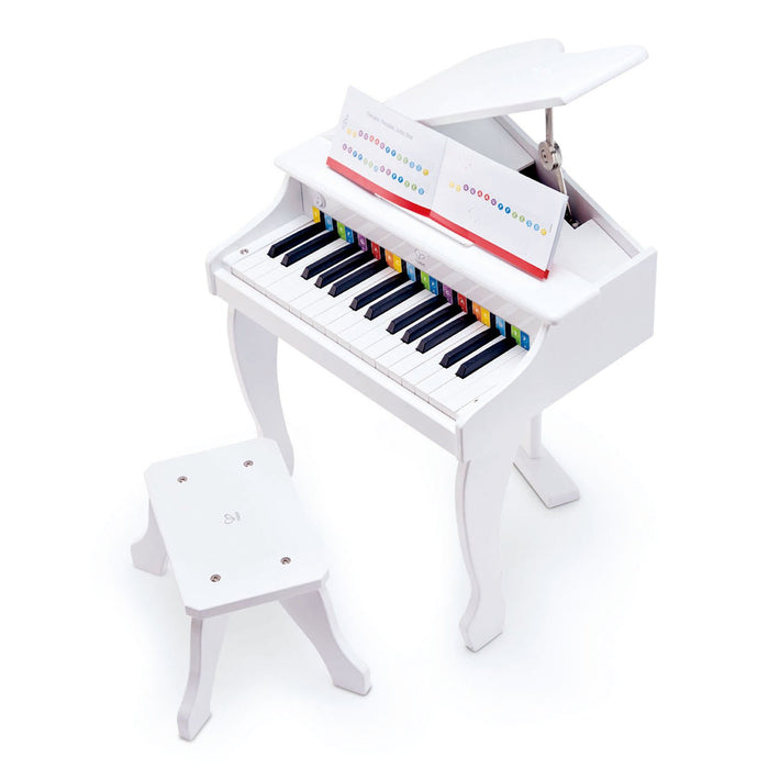Deluxe White Grand Piano (E0338)