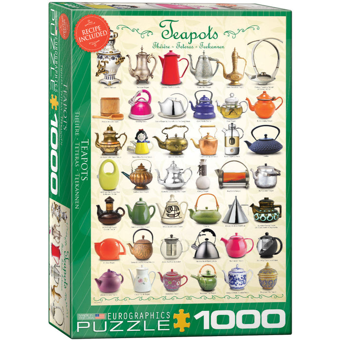 E - Teapots - 1000pc (6000-0599)