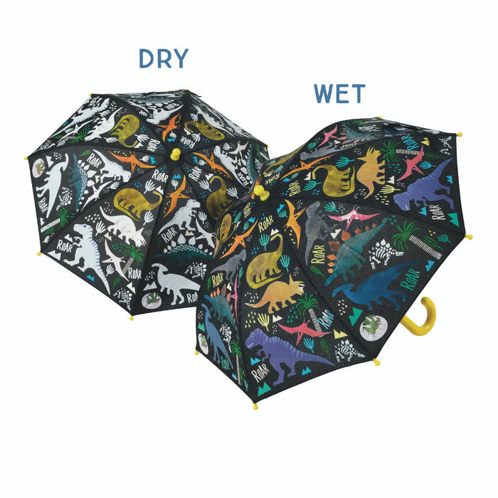 Colour Change Umbrella - Dinosaur
