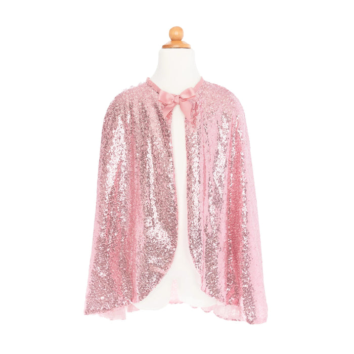 Cape - Precious Pink Sequins 5-6 Years (50925)