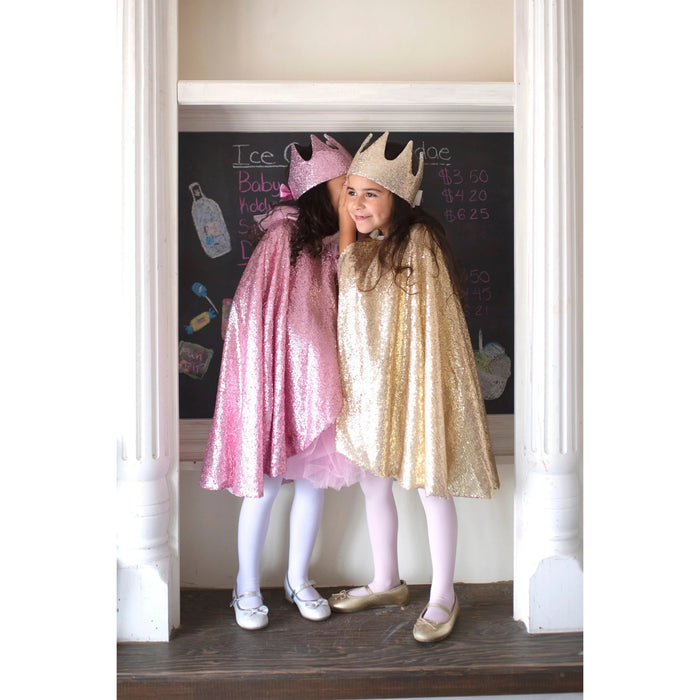 Cape - Precious Pink Sequins 5-6 Years (50925)