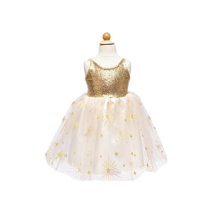 Glam Party Gold Dress 3-4 Years (30053)