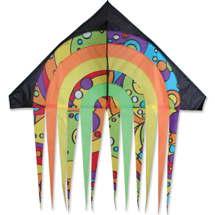 Kite: 56 in. Stream Delta - Rainbow Orbit 