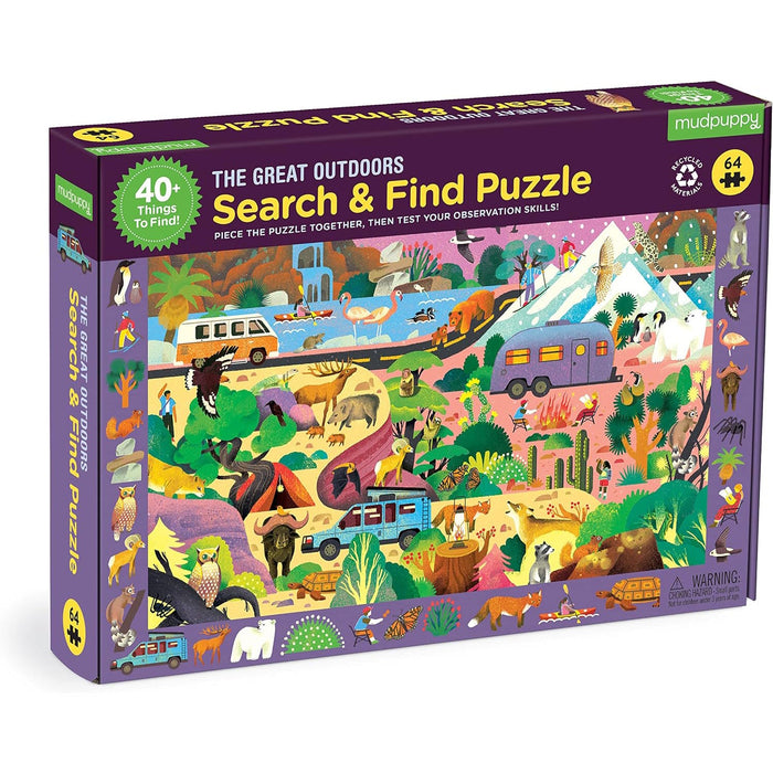 MUD - Great Outdoors Search & Find - 64pc
