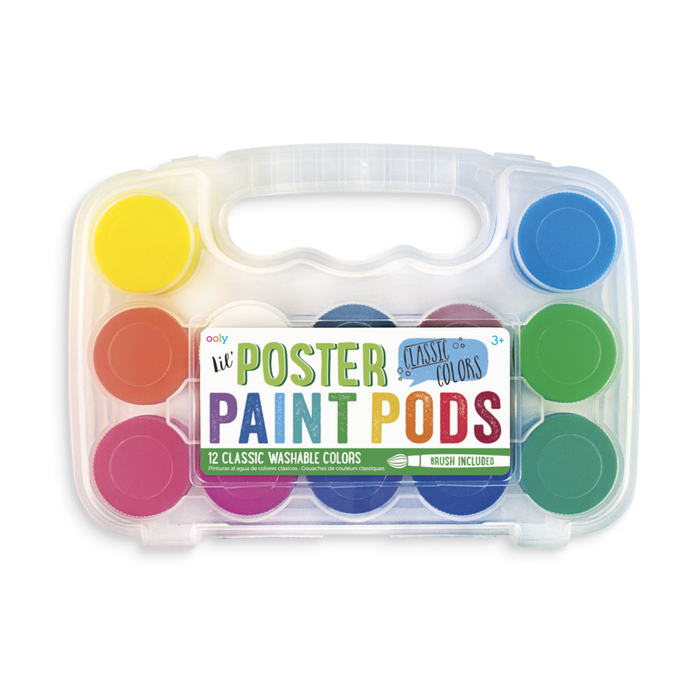 Lil' Paint Pods Poster Paints - Classic Colors 13pk (126-1)