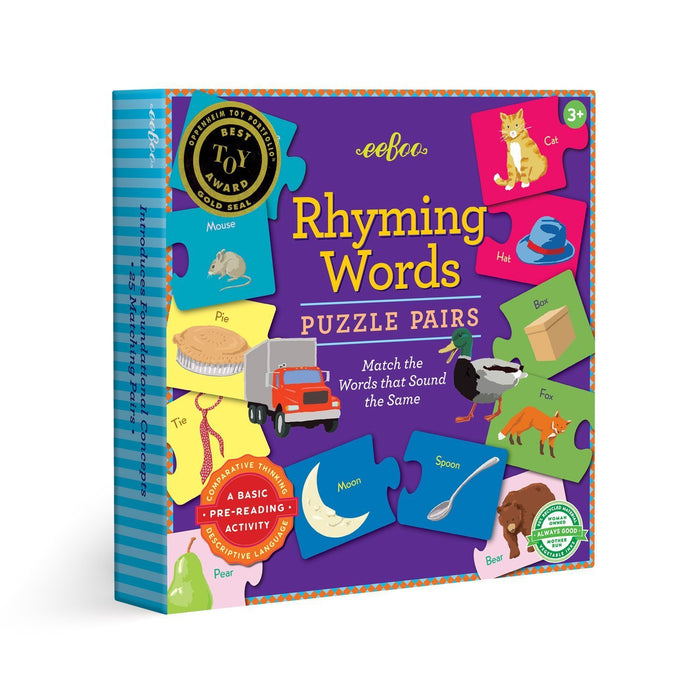 Rhyming Puzzle Pairs