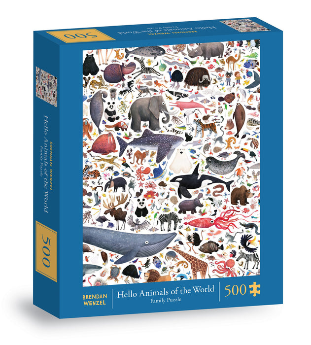 RC - Hello Animals of the World - 500pc (Family Puzzle)