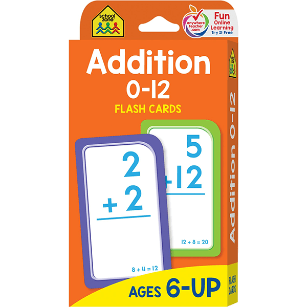 School Zone: Addition Flash Cards