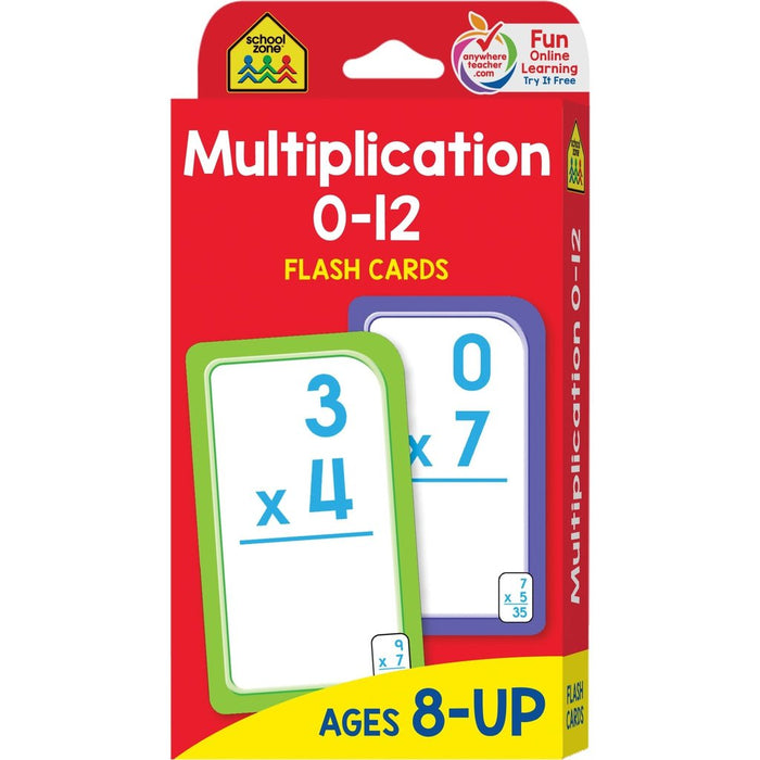 School Zone: Multiplication Flash Cards