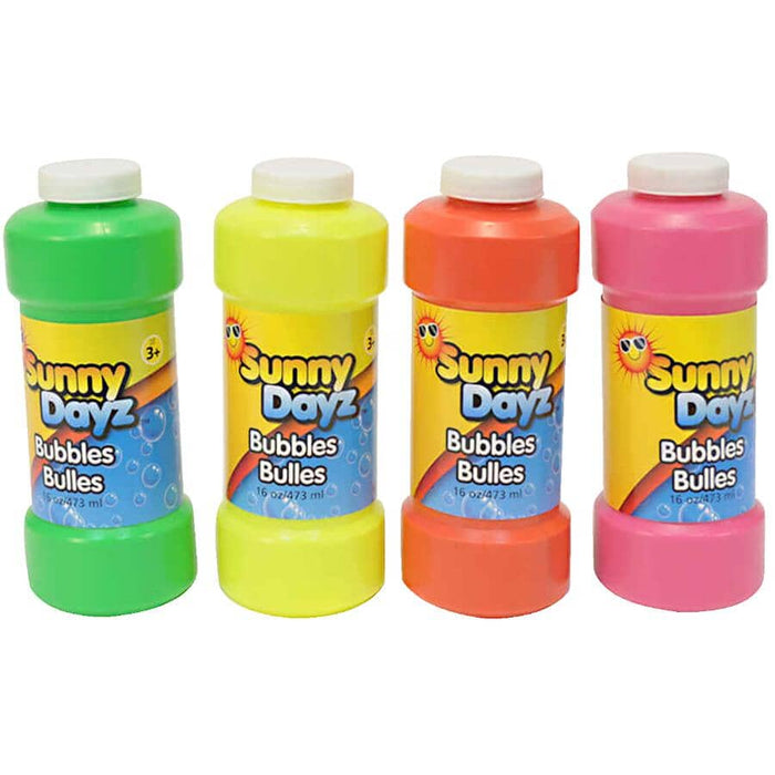 Sunny Dayz 8 oz. Bubbles Neon - Assorted (15967) (CTG)