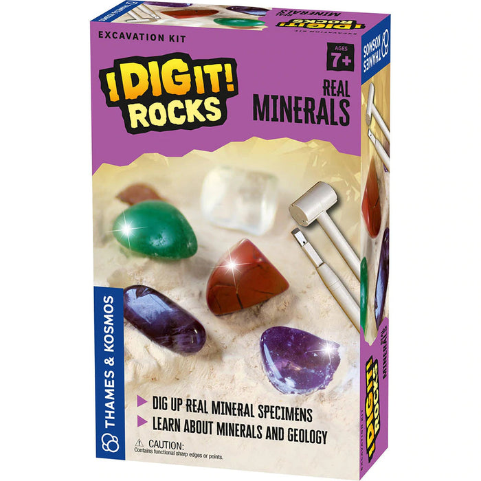 I Dig It! Rocks - Real Minerals Excavation Kit