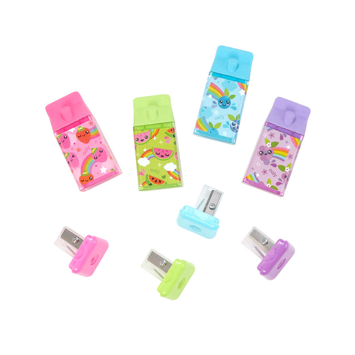 Lil' Juicy Box Scented Erasers + Sharpeners (112-108)