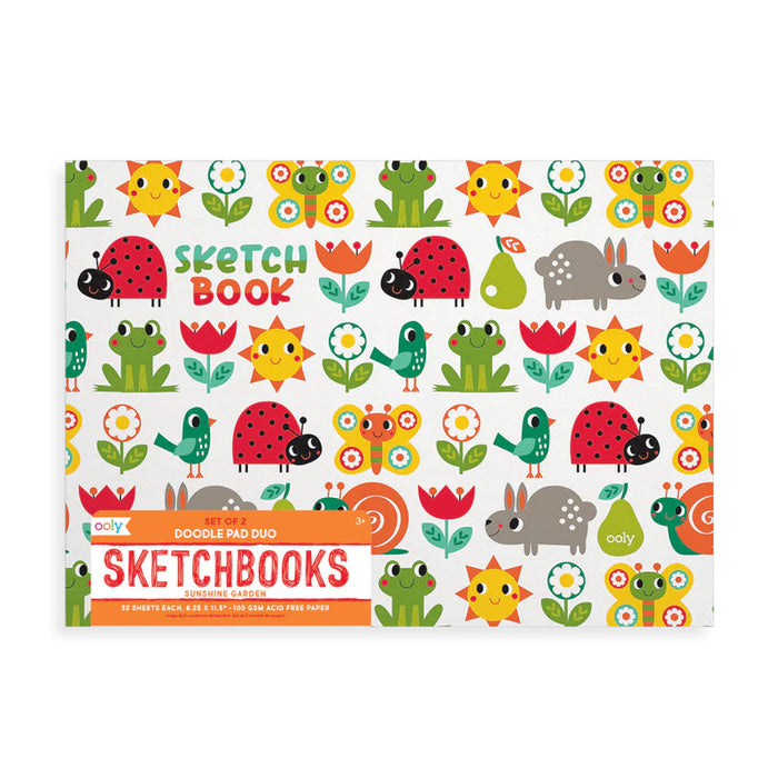 Doodle Pad Duo Sketchbooks: Sunshine Garden 2pk (118-209)