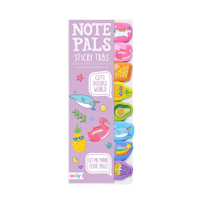 Note Pals Sticky Tabs - Cute Doodle World (121-049)