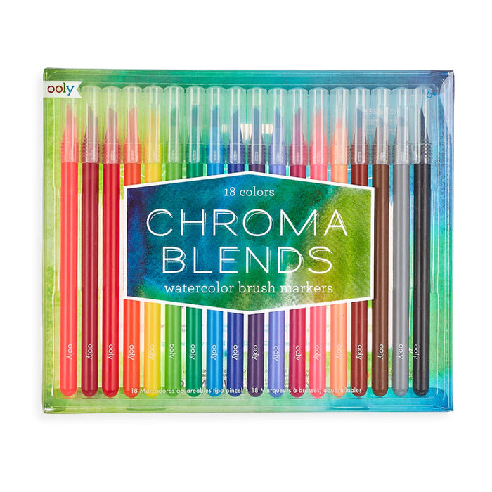 Chroma Blends Watercolor Brush Markers (18pc) (130-057)