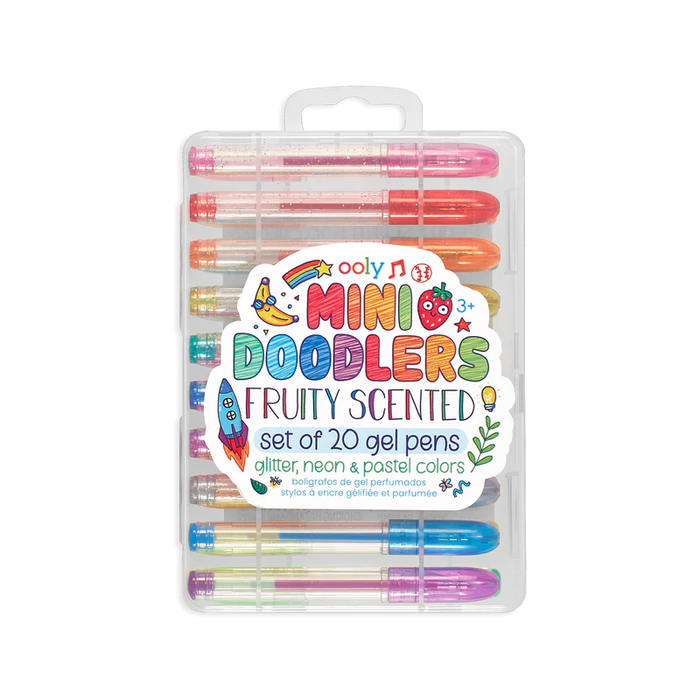 Mini Doodlers Fruity Scented Gel Pens 20pk (132-137)