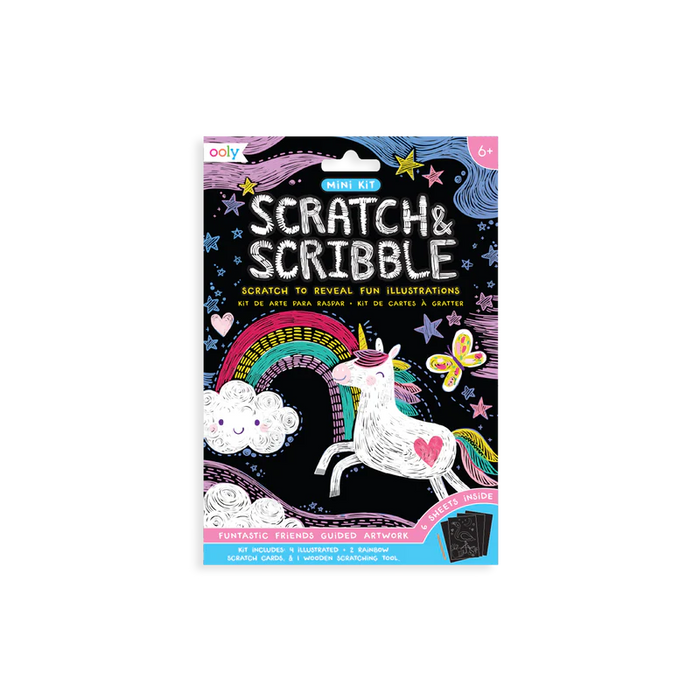 Mini Scratch & Scribble Art Kit - Funtastic Friends (161-043)